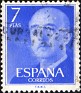 Spain 1974 General Franco 7 Ptas Azul Edifil 2226